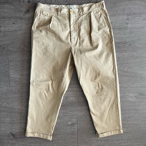 Alex Mill Standard Pleated Pant in Chino - Vintage Khaki-  38